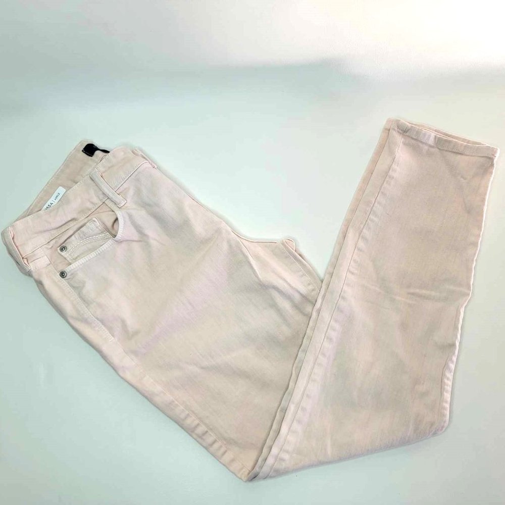 NYDJ Clarissa Ankle Lift Tuck Technology Womens Size 8 Stretch Jeans Light Pink